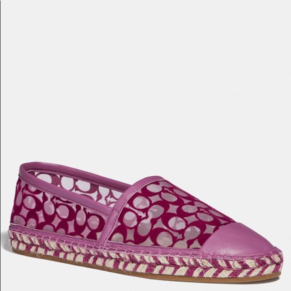 Coach Cleo Espadrille - size 10